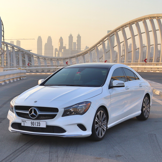 Mercedes -CLA White Color